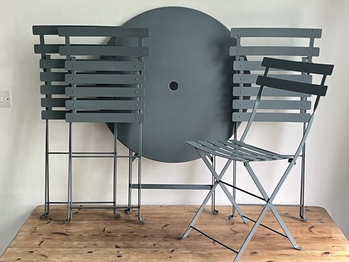 Fermob bistro set 77cm grey - fermob,