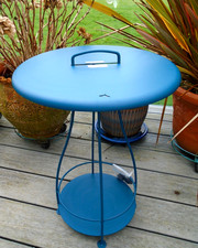 Fermob patio table with tray